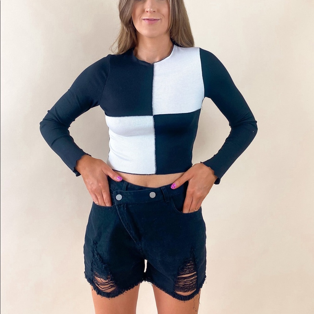 COLOR BLOCK TOP